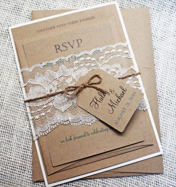 Printable Wedding Invitations 82 Free PSD Vector AI EPS Format 