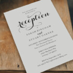 Printable Wedding Reception Invitation Template 519176 Card And