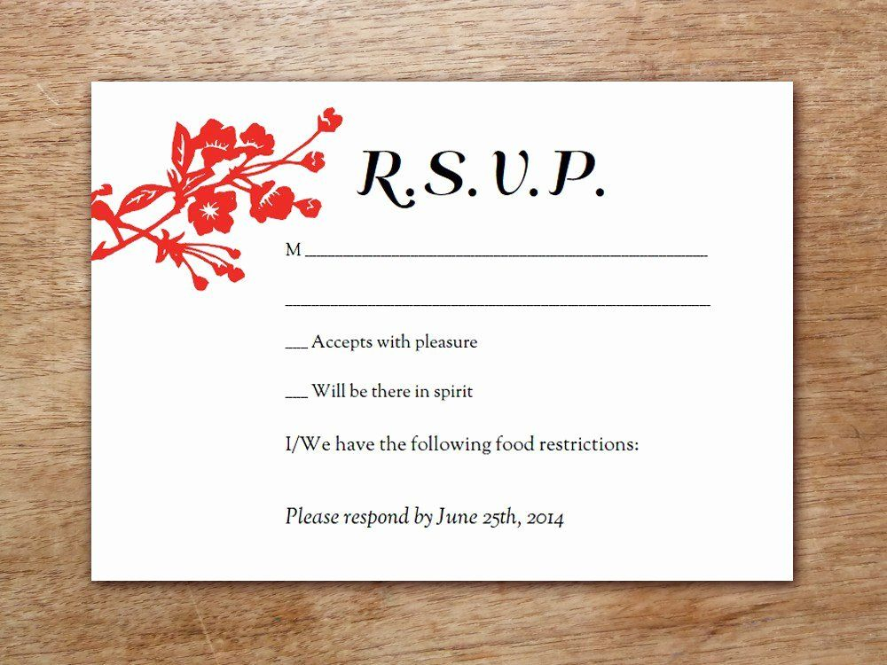 Rsvp Cards Templates Free Fresh Wedding Reception Invitation Templates 
