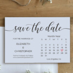 Save The Date Printable Save The Date Wedding Template 355765 Card