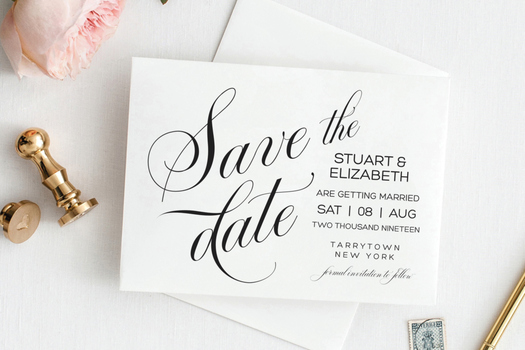 Save The Date Template Printable Wedding Date Postcard 355763 Card 