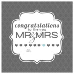 Say Congrats With A Free Printable Wedding Card Wedding Gift Tags