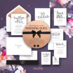 The Complete 10 Piece Wedding Suite Wedding Invitation Set Etsy