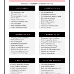 The COMPLETE Wedding Checklist Timeline Planning Printable Wedding