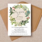 Top 8 Printable Floral Wedding Invitations