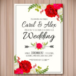 Watercolor Flowers Wedding Invitation1