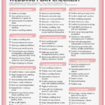 Wedding Countdown Checklist Free Printable Wedding Checklist PDF