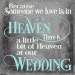 Wedding Cut File Because Someone We Love Is In Heaven Heaven