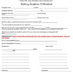 Wedding Dj Worksheet And Checklist Worksheet