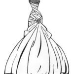 Wedding Dress Coloring Pages 2019 Educative Printable Wedding Dress
