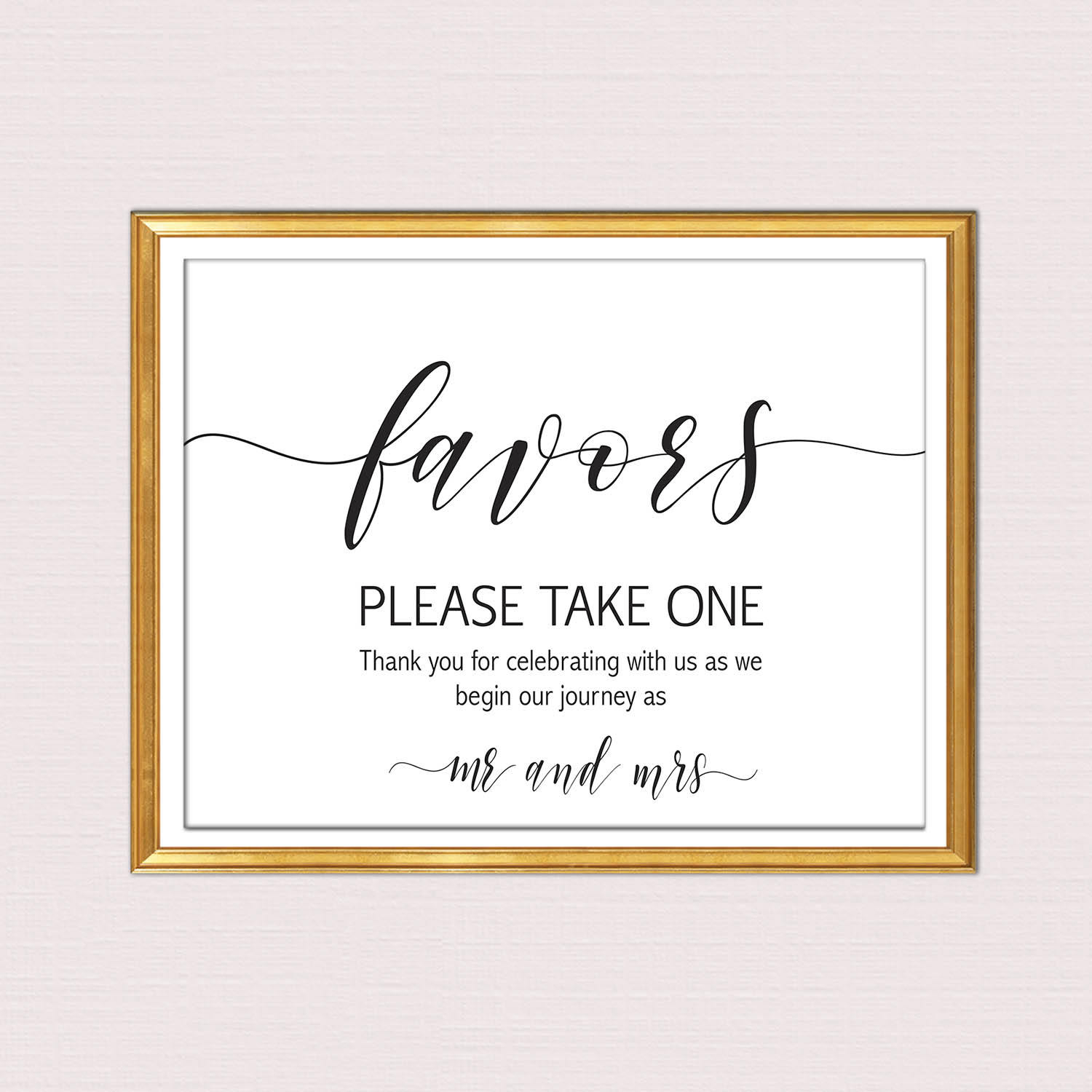 Wedding Favor Sign Favors Sign Wedding Favor Printable Etsy