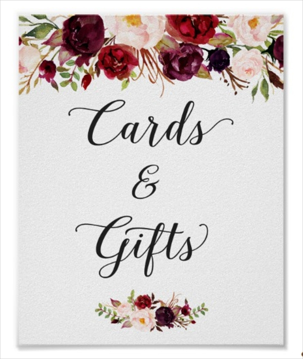 Wedding Gift Card Examples Format Pdf Examples
