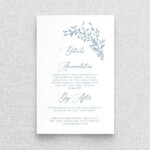 Wedding Invitation Details Card Template 4x6 Edit Etsy