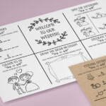 Wedding Kids Activity Pack Wedding Colouring Book Printable Etsy