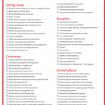 Wedding Photography Shot List Template For Word Wedding Photography