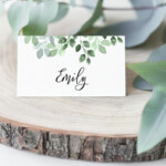 Wedding Place Cards Wedding Name Cards Editable Template Instant