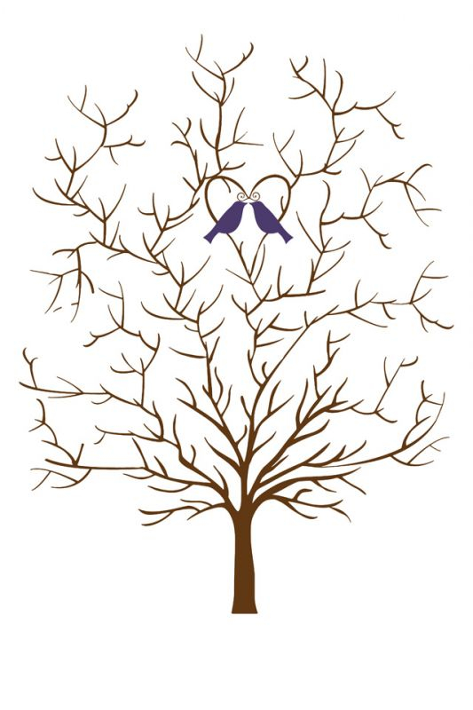 Wedding Tree Template Without Leaves Weddingbee Photo Gallery