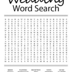 Wedding Word Search