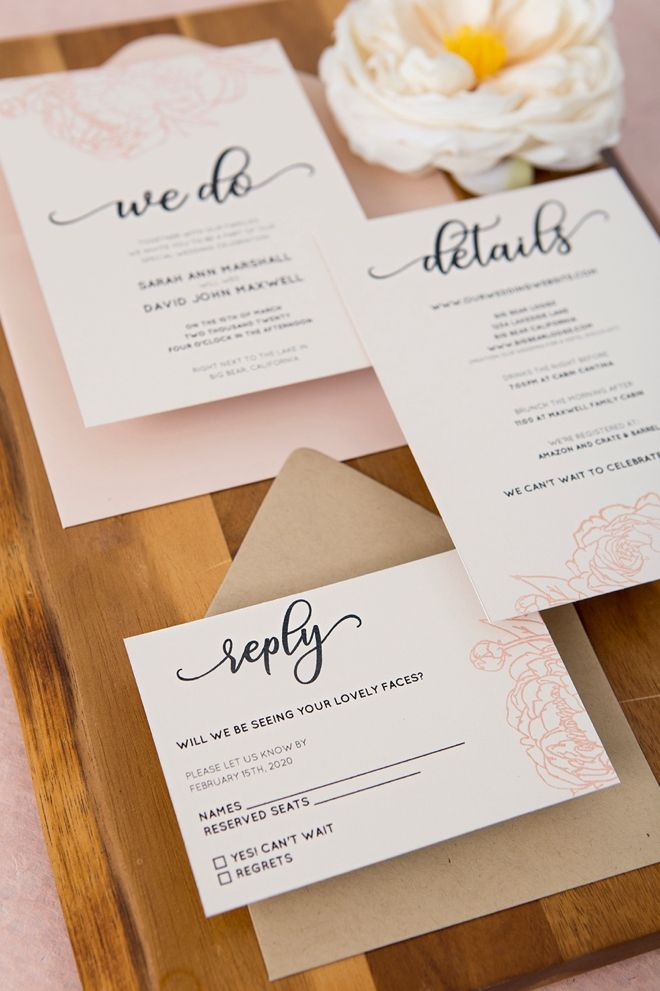 WOW You Have To See This FREE Printable Wedding Invitation Suite 