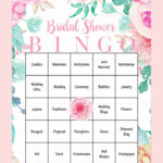 10 Printable Bridal Shower Games You Can DIY Bridal Shower Bingo