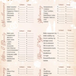 10 Printable Wedding Checklists For The Organized Bride SheKnows