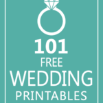 101 Wedding Printables free EverythingEtsy