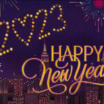 2022 Happy New Year Ecard Interactive New Year s Day ECard Blue