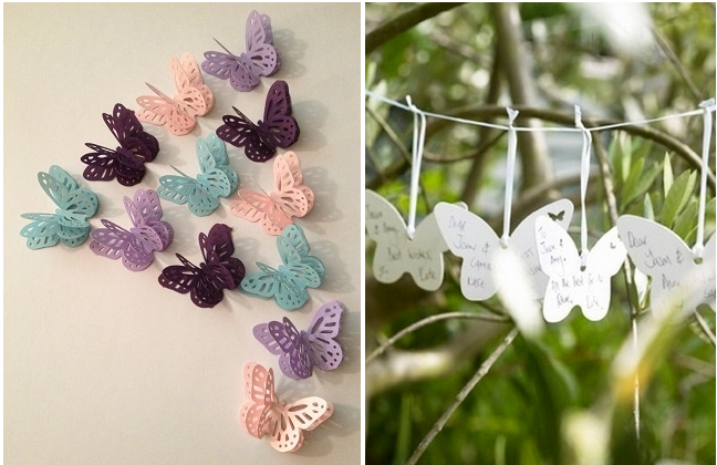 21 DIY Butterflies Wedding Theme Ideas