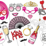 22pcs Hen Party Photo Booth Props Kit Night Games Accessories DIY