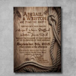 28 Western Wedding Invitation Templates Free Sample Example Format