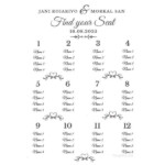 34 Wedding Seating Chart Templates PDF DOC Free Premium Templates