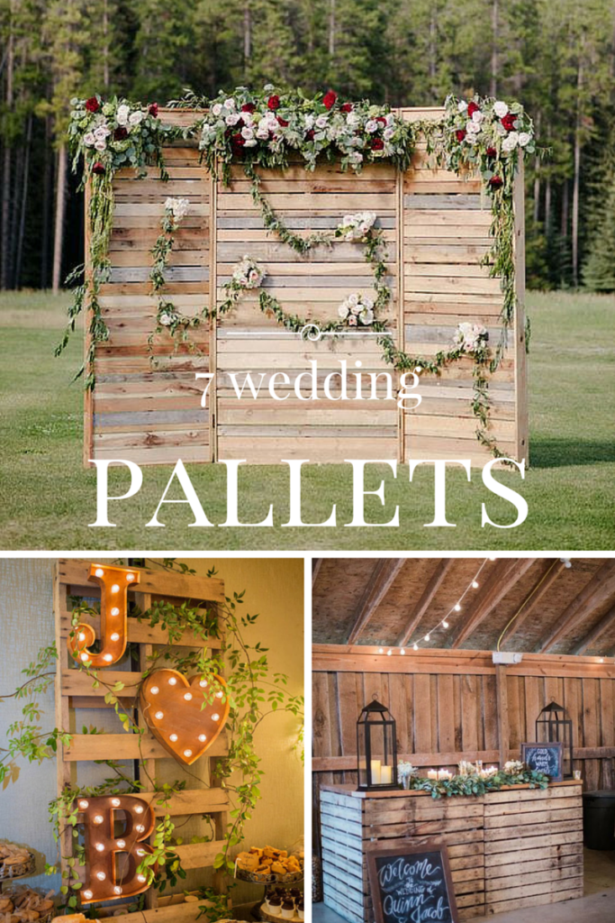 7 Pallet Ideas For A Wedding Pallet Wedding Backyard Wedding Sage 