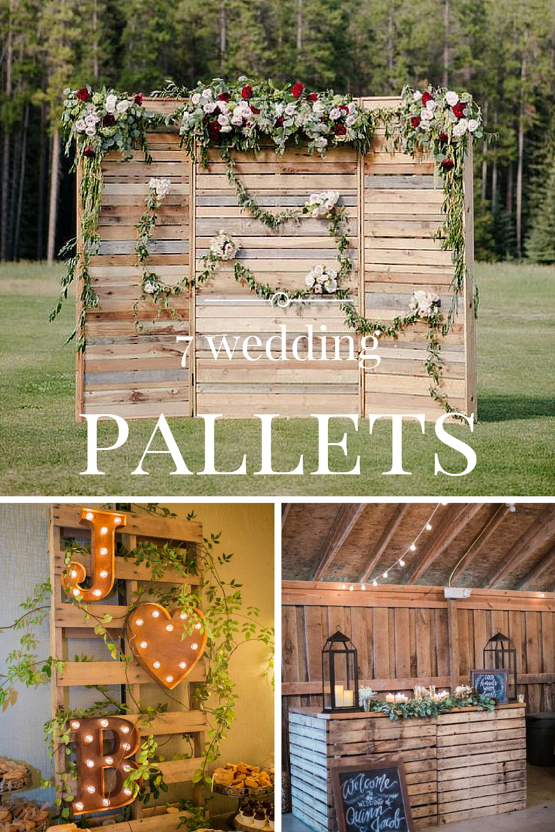 7 Pallet Ideas For A Wedding Pallet Wedding Backyard Wedding Sage 