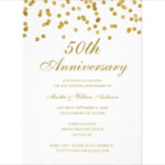 8 50th Anniversary Card Designs Templates PSD AI