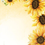 8 Watercolor Sunflower Wedding Invitation Templates