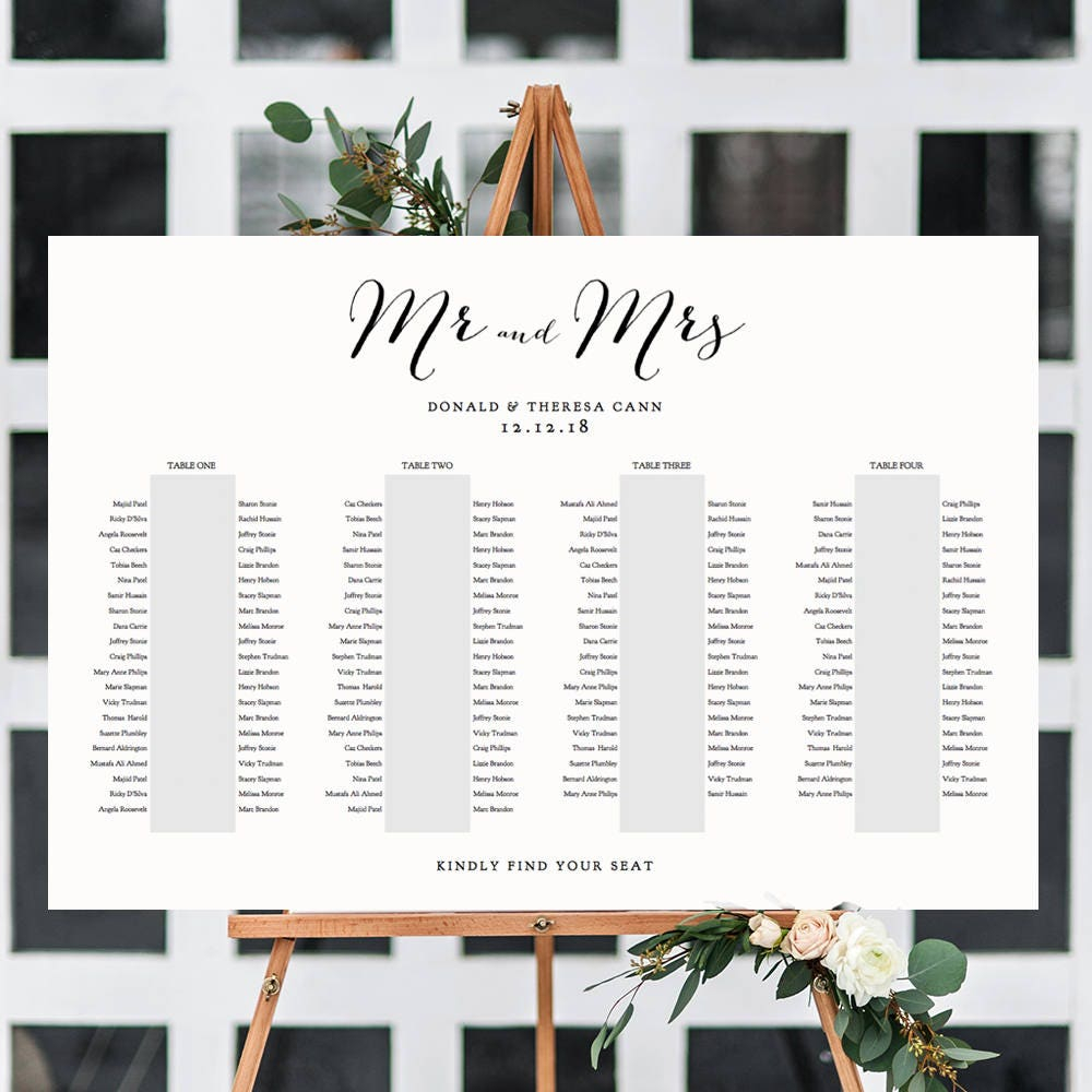 Banquet Seating Chart 3 Long Tables Banquet Table Plan Printable 