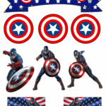 Captain America Free Printable Cake And Cupcake Toppers Oh My