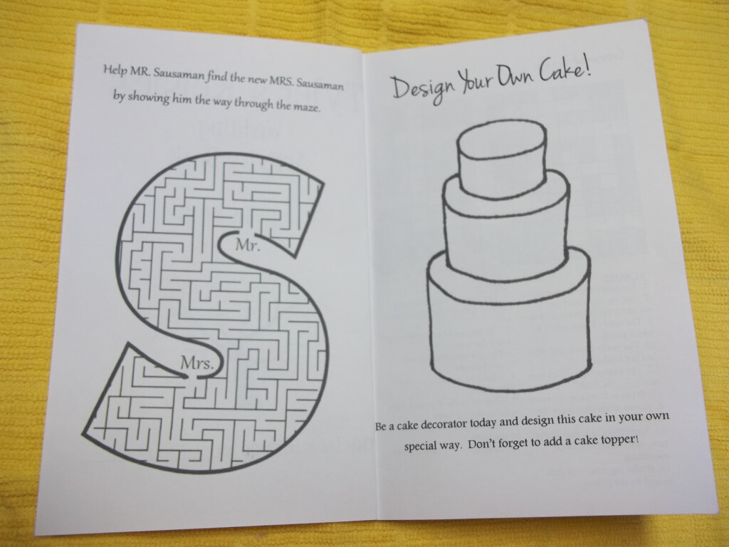 Cut Craft Create Wedding Activity Book For Kids 