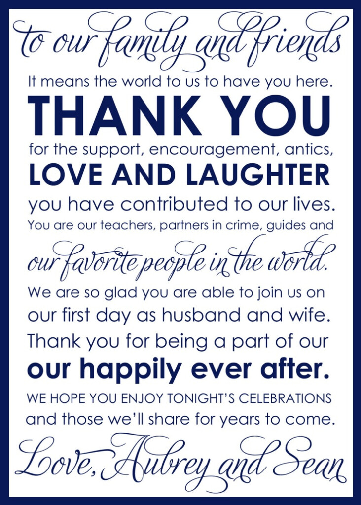 Cute Wedding Thank You Quotes QuotesGram