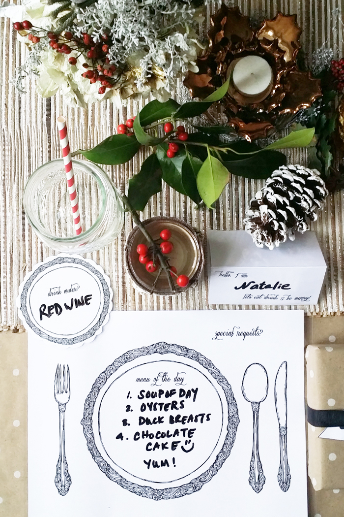 DIY Reusable Table Setting Placemats My Little Secrets