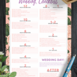 Download Printable Wedding Checklist PDF