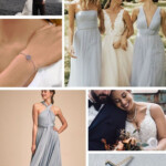 Dusty Blue Navy And Gray Wedding Color Palette Inspiration