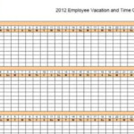 Employee Vacation Tracking Sheet Vacation Calendar Excel Calendar