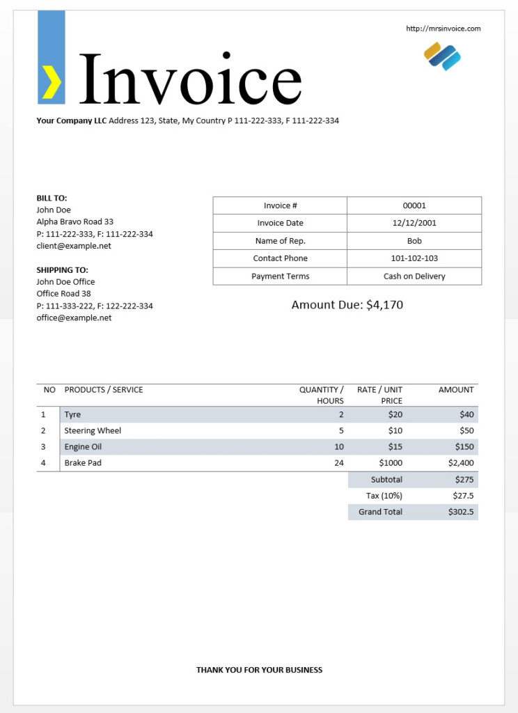 Event Planning Invoice Template Invoice Template Ideas