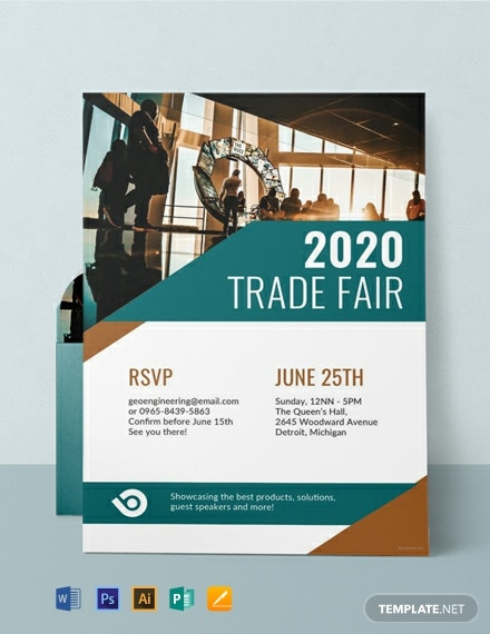 FREE Corporate Event Invitation Template Word PSD InDesign 