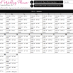 FREE Excel Wedding Planner Template Download Today Chandoo