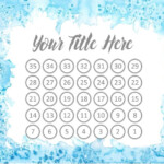 FREE Printable Countdown Calendar Template Customize Online