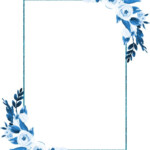 FREE Printable Dusty Blue Bridal Shower Invitation Templates