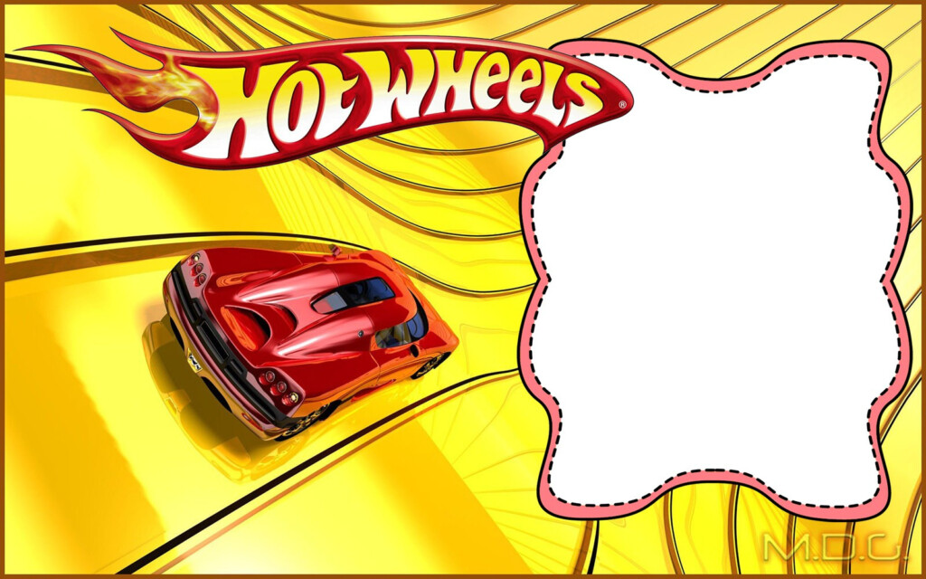 Free Printable Hot Wheels Invitation Templates For Download 