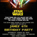 Free Printable Star Wars Birthday Invitations Template Updated FREE